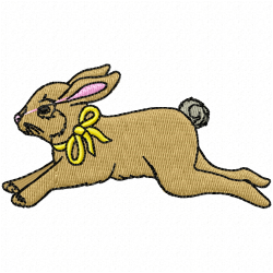 Rabbits Embroidery Design 6 Rabbits Embroidery Design 6